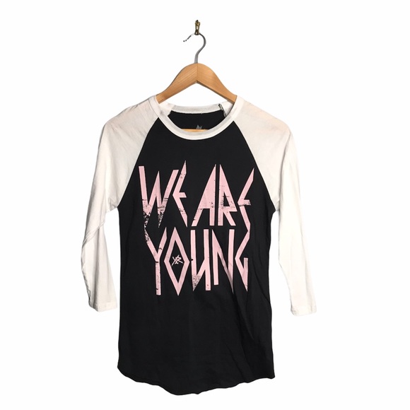 Young & Reckless Tops - Young & Reckless | We Are Young Baseball Tee